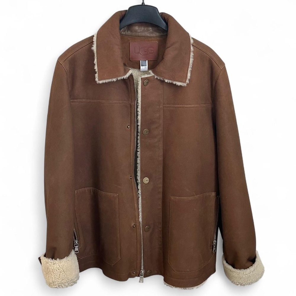 UGG Sherpa leather jacket